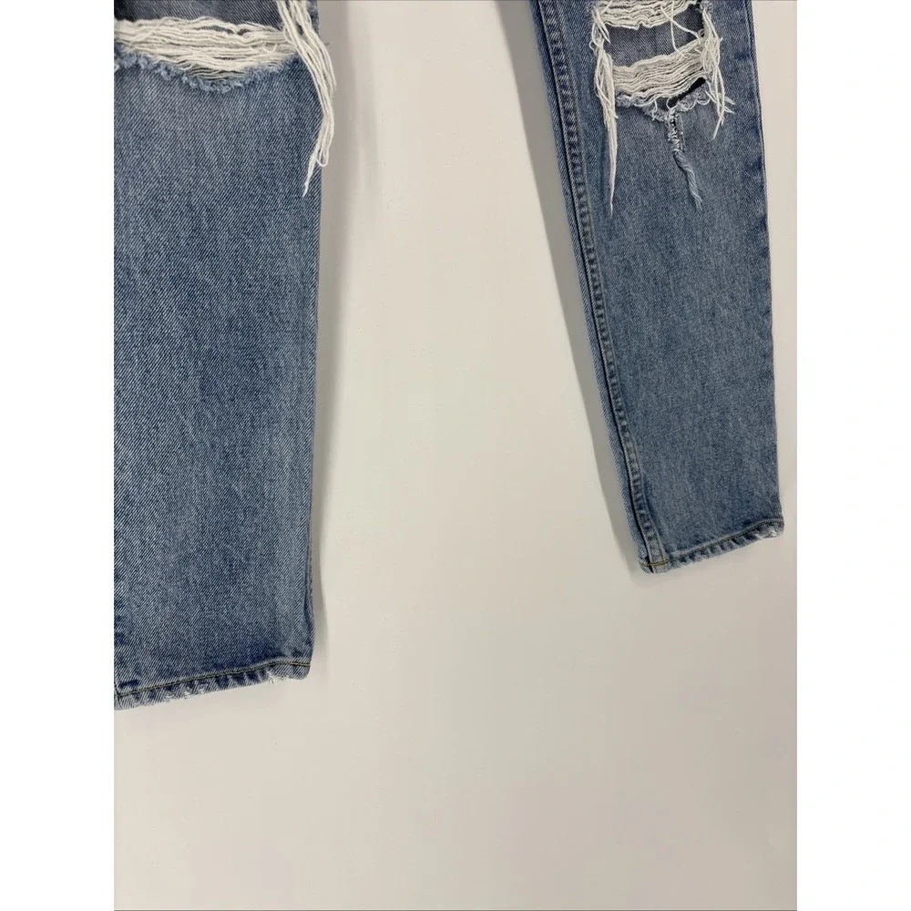 Grlfrnd Women's Distressed Karolina Jeans - Size 24